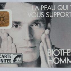 T&eacute;l&eacute;carte &agrave; puce France Biotherm Ros&eacute;e SO1 1987