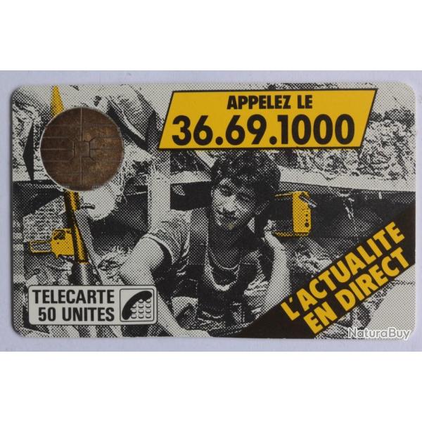 T�l�carte � puce France Journal T�l�phon� 1987