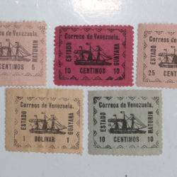 Timbres Venezuela bateau 1903 neufs