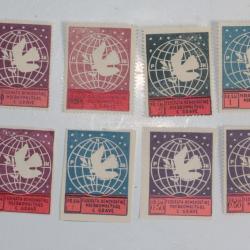 Timbres Albanie Federata demokratike dentel&eacute; et non dentel&eacute; 1946
