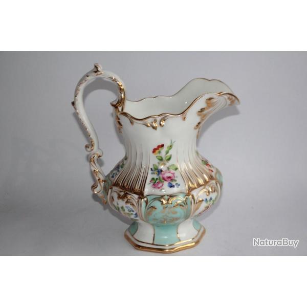 Grand pichet porcelaine Vieux Paris