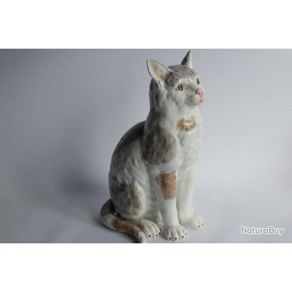 Chat porcelaine Dresden Carl Thieme