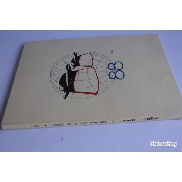 Brochure Paquebot France Croisi�re autour du monde 1972