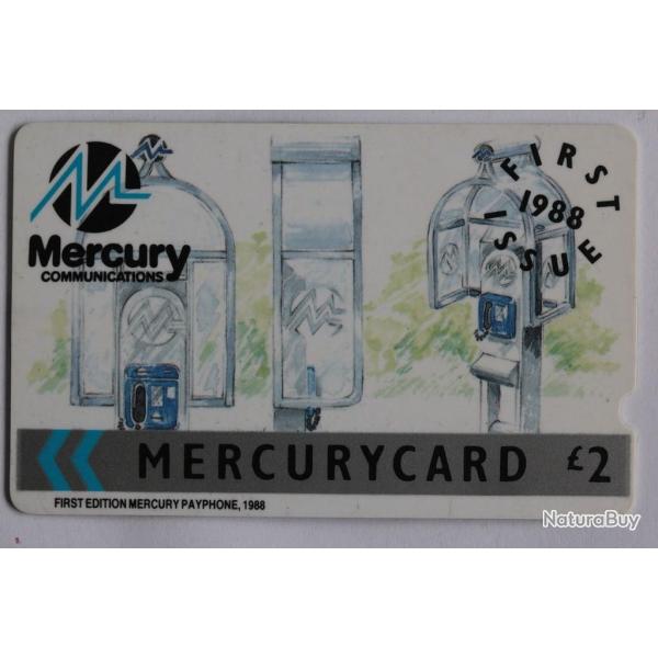 T�l�carte GPT Royaume-Uni First Issue 1988 5MERA