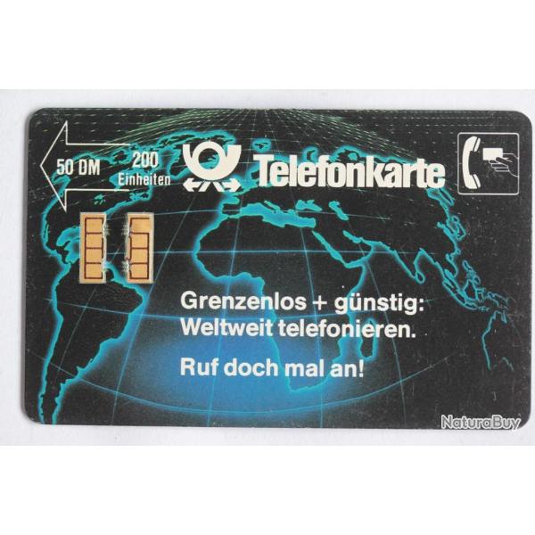 T�l�carte � puce Allemagne Grenzenlos 1989