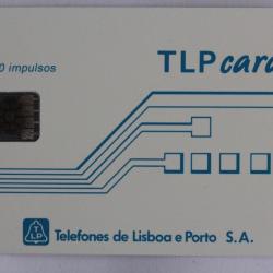 T&eacute;l&eacute;carte &agrave; puce Portugal TLP Card 1991