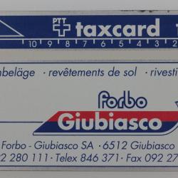 Télécarte L&G dummy Forbo-Giubiasco SA Suisse
