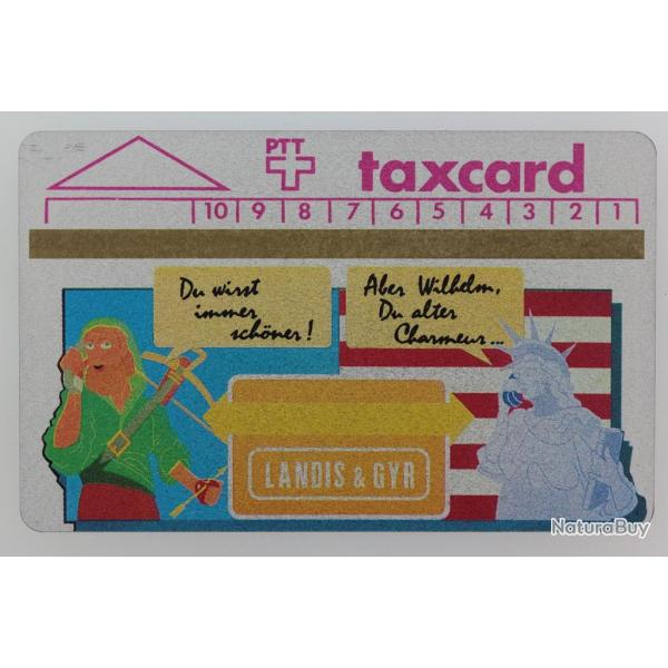 T�l�carte L&G 4 Colours Printing Demo Willhelm Tell Suisse