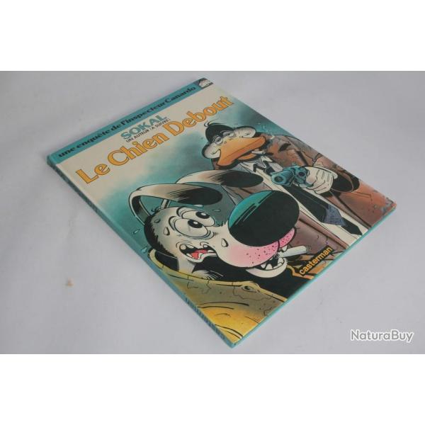 BD une enqu�te de l'inspecteur Canardo Le chien debout Sokal T1 EO 1981