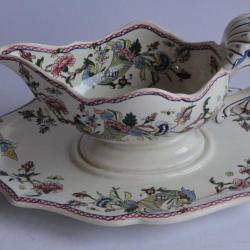 GIEN Grande saucière faïence Corne d'abondance