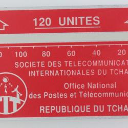 Télécarte L&G Tchad Red 120 U 901C