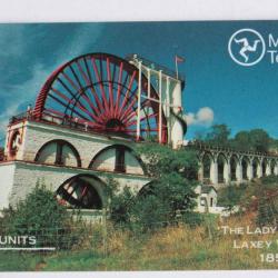 Télécarte GPT Île de Man Laxey Wheel 1989