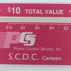 Télécarte L&G dummy USA Manning Prison (S.C.D.C.) Phone Control 1989