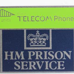 Télécarte L&G dummy British Telecom HM Prisons Service Royaume-Uni