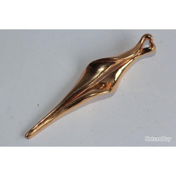 Pendentif design plaqu� or Mich�le FORGEOIS