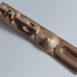 Pendentif design bronze dor&eacute; Mich&egrave;le FORGEOIS