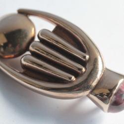 Pendentif design bronze cuivr&eacute; Mich&egrave;le FORGEOIS