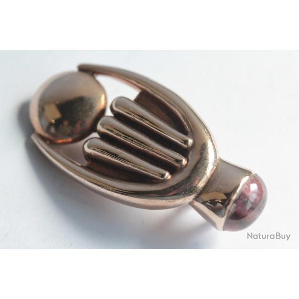 Pendentif design bronze cuivr� Mich�le FORGEOIS