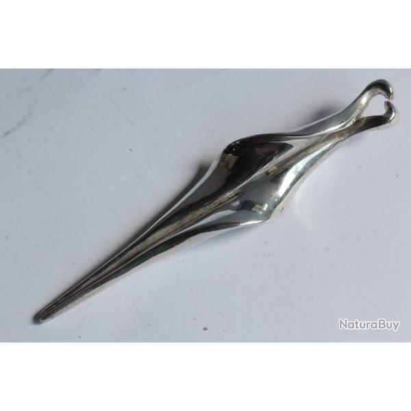 Pendentif design bronze argent� Mich�le FORGEOIS Bijoux