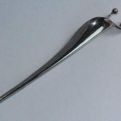 Broche design bronze argent&eacute; Mich&egrave;le FORGEOIS Bijoux