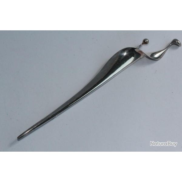 Broche design bronze argent� Mich�le FORGEOIS Bijoux