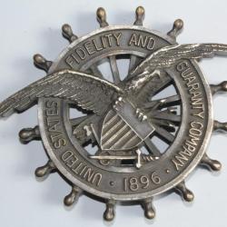 Presse papier United States Fidelity and guaranty company 1896 Assurance