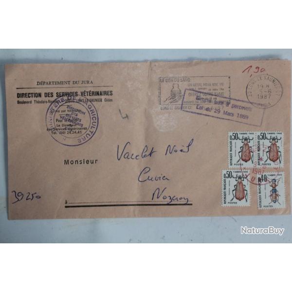 Enveloppe France don du sang ministre de l'agriculture 1987