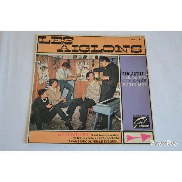 Vinyle 45T Y�y�  Les Aiglons ?- Stalactite