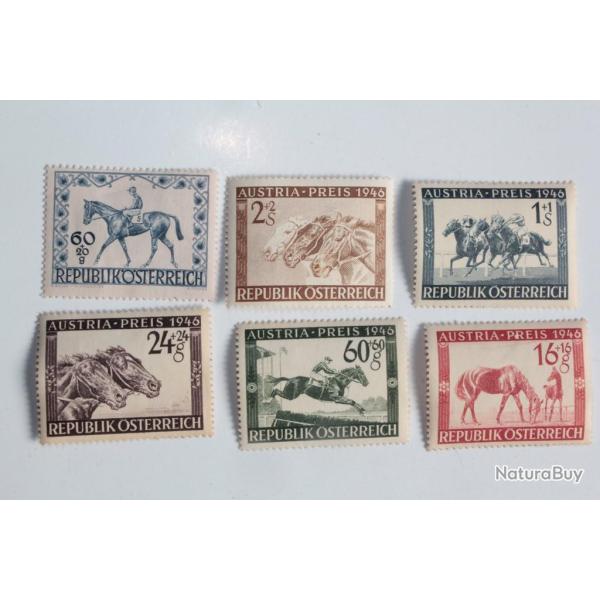 Timbres Autriche Austria Preis 1946 neufs