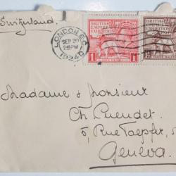 Enveloppe Angleterre British empire exhibition London 1924