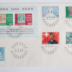 Enveloppe Suisse FDC Nabra 1965 Bern