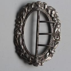 Ancienne boucle de ceinture argent Suisse