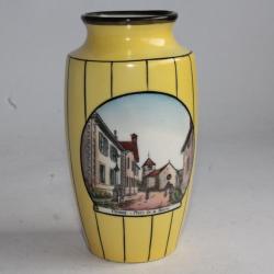 Vase porcelaine allemande Cernex Place de la mairie Haute-Savoie