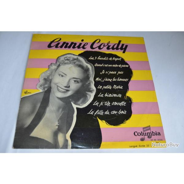 Vinyle 33T Chanson  Annie Cordy ?- Les 3 Bandits De Napoli