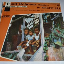 Vinyle 33T Blues  Paul Robeson ?...Chante 16 Spirituals