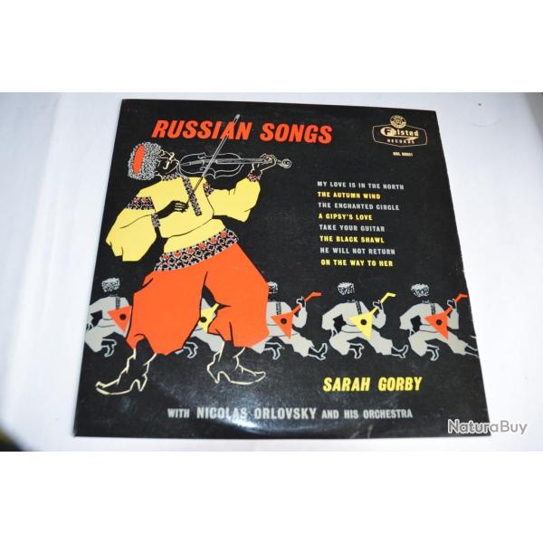 Vinyle 33T Folk Sarah Gorby - Russian Songs