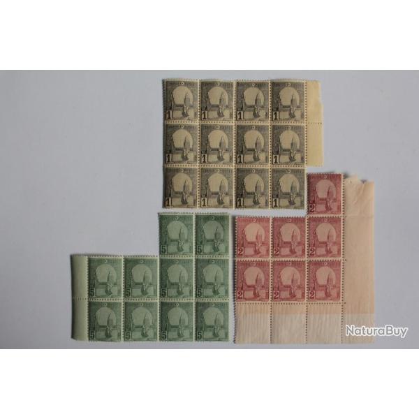 Timbres Tunisie bloc x12 grande mosqu�e 1906 neufs