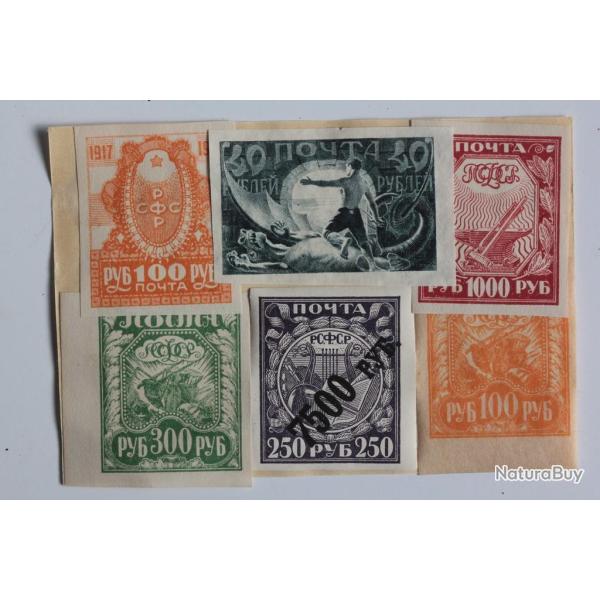 Timbres Russie/URSS 1917-1920