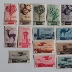 Timbres coloniale Italie campionaria Tripoli neufs sur charnière 1932