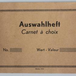 Timbres Carnet à choix Suisse oblitéré sur charnière