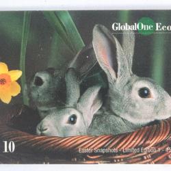 Carte téléphonique GlobalOne Economy Easter Snapshots Limited edition