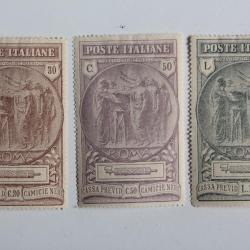 Timbres Italie caisse de prévoyance des chemises noires 1923 neufs