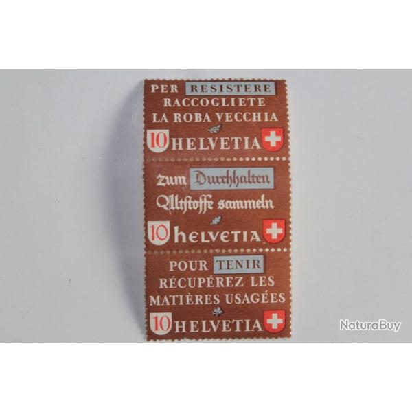 Timbres Suisse r�cup�ration des mati�res usag�es 1942 neufs