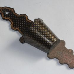 Pyrog&egrave;ne mural Porte allumettes Napol&eacute;on III