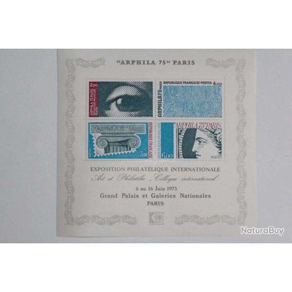 Timbres France Arphila 75 Paris bloc n�7 neuf 1975