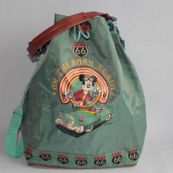WALT DISNEY Sac &agrave; dos vintage Mickey Mouse Road 66