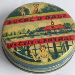 Bo&icirc;te t&ocirc;le s&eacute;rigraphi&eacute;e Sucre d'orge Vichy-Central Golf