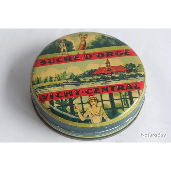 Bo�te t�le s�rigraphi�e Sucre d'orge Vichy-Central Golf