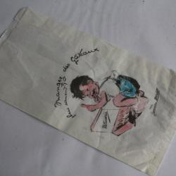 Mangez des g&acirc;teaux Illustration Germaine Bouret Sachet boulangerie