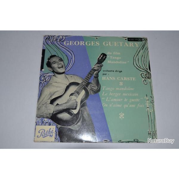 Vinyle 45T Chanson Georges Gu�tary ?- Tango Mandoline